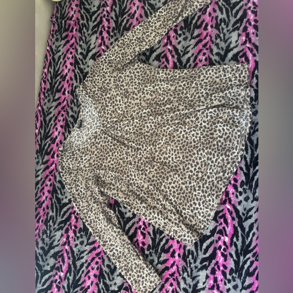 Torrid Leopard Print Long Sleeve Top 3X